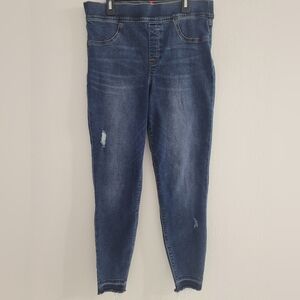 SPANX Dark Blue Ankle Jeans Size L/G